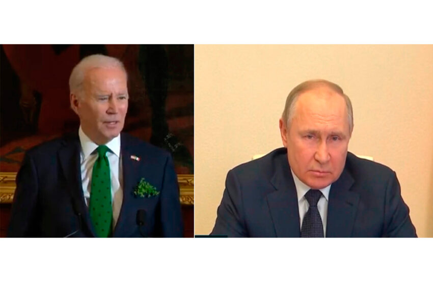  Biden utiliza un rudo lenguaje contra Putin